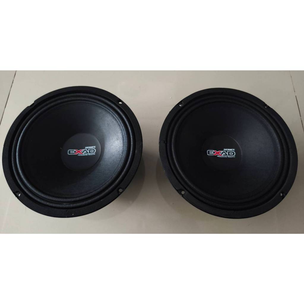 ลำโพง EXAD E8.0X 1คู่ สวย กลางชัดเบสสนุก ตอบสนองได้ทุกดนตรี รับกำลังขับสูง 300W.