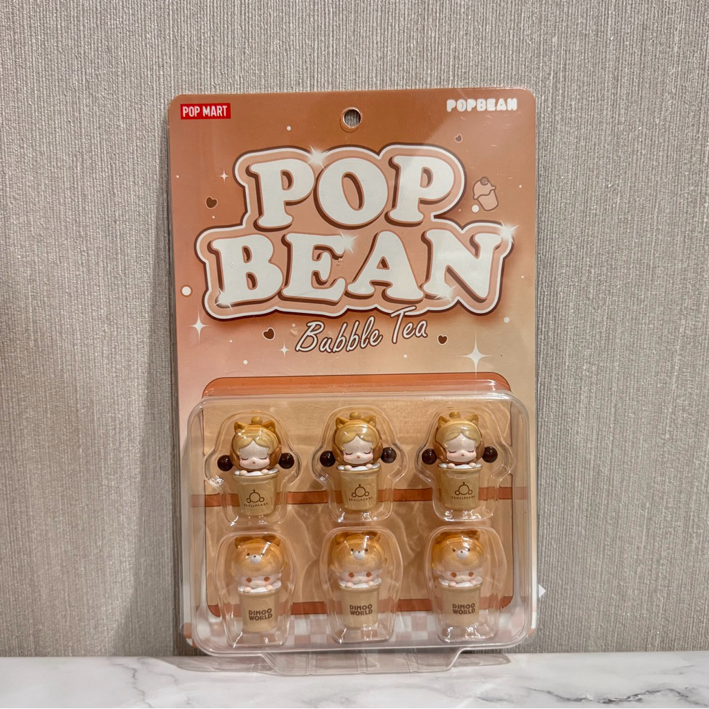 Pop Mart Taiwan Exclusive - Bubble Tea Pop Beans set ชานมไข่มุก (พร้อมส่งในไทย 🇹🇭)