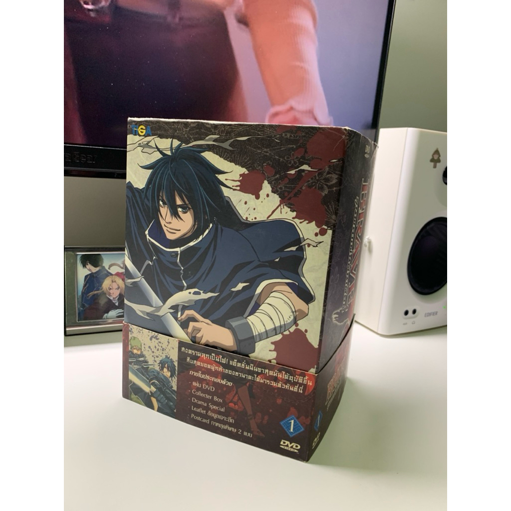 DVD Box Set Brave 10 ขุนพลแผ่นดินเดือด ครบเซ็ท พร้อมการ์ดทุกกล่อง