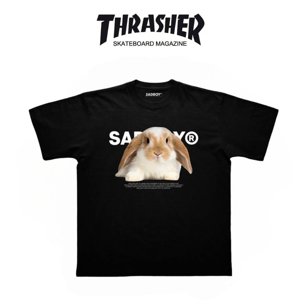 [ ส่งด่วน ] SADBOY® | Holland Lop | 100% Organic Cotton