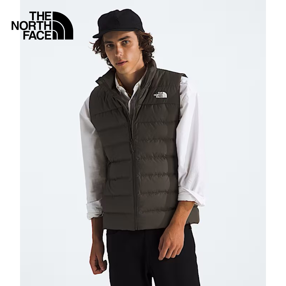 THE NORTH FACE MEN ACONCAGUA 3 VEST - US SIZE /NEW TAUPE GREEN เสื้อกั๊กขนห่าน ผู้ชาย