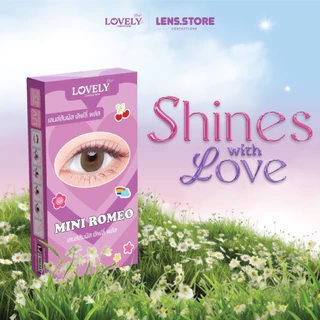 คอนแทคเลนส์รายเดือน LOVELYPLUS รุ่น MINI ROMEO Light Brown มินิโรมิโอ สีไลท์บราวน์ เลนส์ตาละมุน