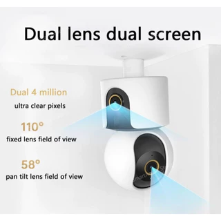 Xiaomi Smart Camera C500 Dual เสียวหมี่ กล้องวงจรปิดสองเลนส์ ดูภาพแบบ Real-time ผ่าน Wi-Fi
