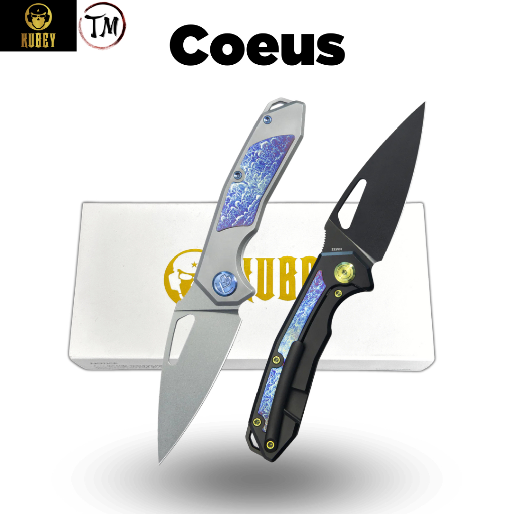Kubey KB286 Coeus เหล็กS35VN ด้ามTitanium มีดEDCน่าใช้งาน