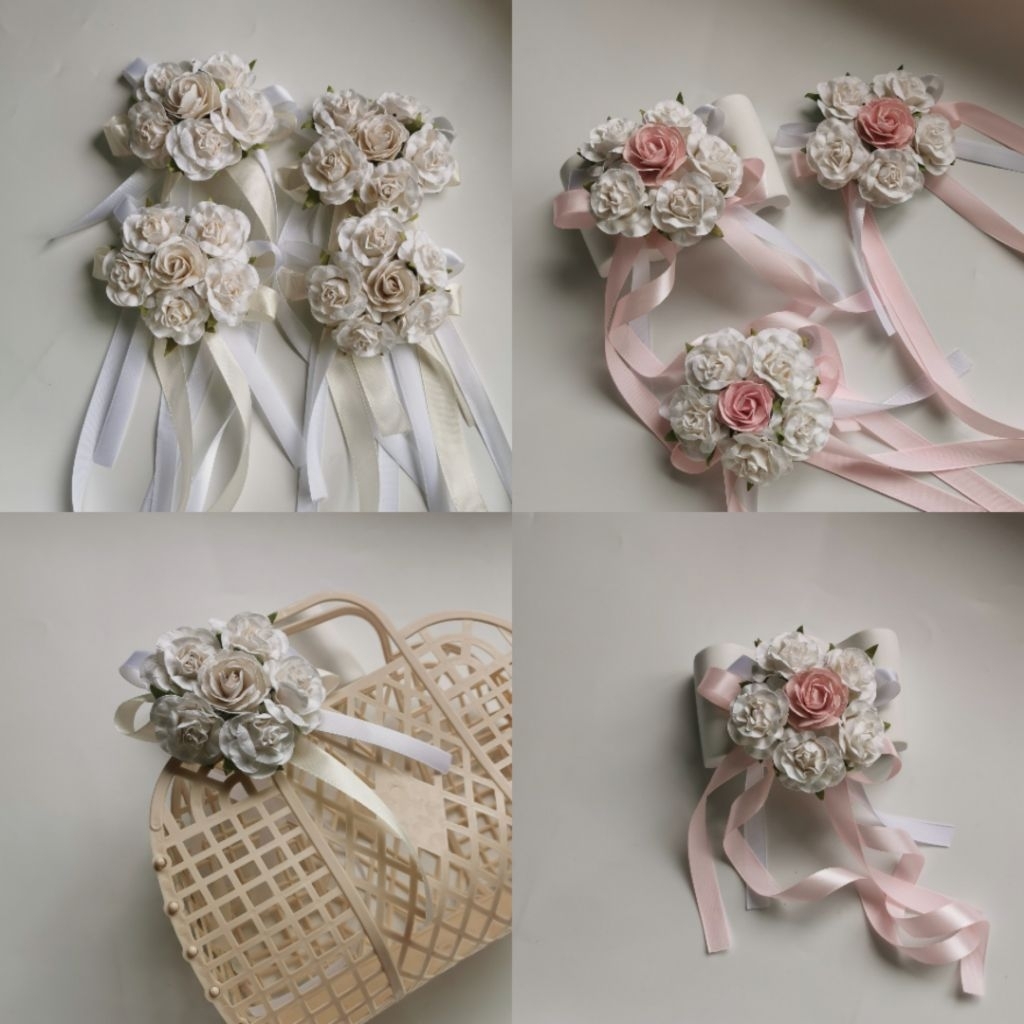 Memoryofflower•ช่อดอกไม้ตกแต่งตะกร้า ชะลอม กระเป๋า