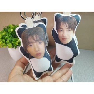 พวงกุญแจผ้าไดคัท (เพิ่มตัวปิ๊ป มีเสียง) สกรีนภาพตามสั่ง 1 ด้าน 2 ด้าน ขนาด 3.5 นิ้ว ของใช้น่ารัก ห้อยกับอะไรก็น่ารัก