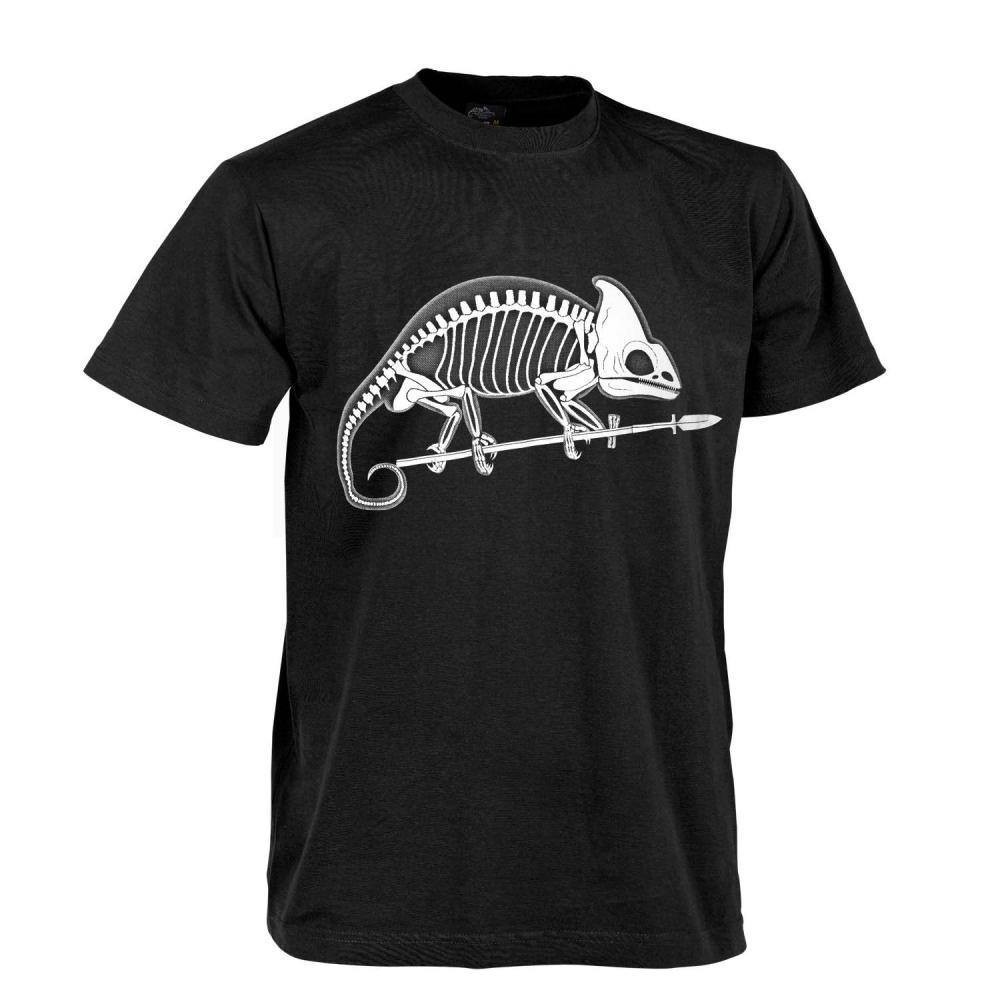 เสื้อ Helikon-Tex T-shirt (CHAMELEON SKELETON) Black S