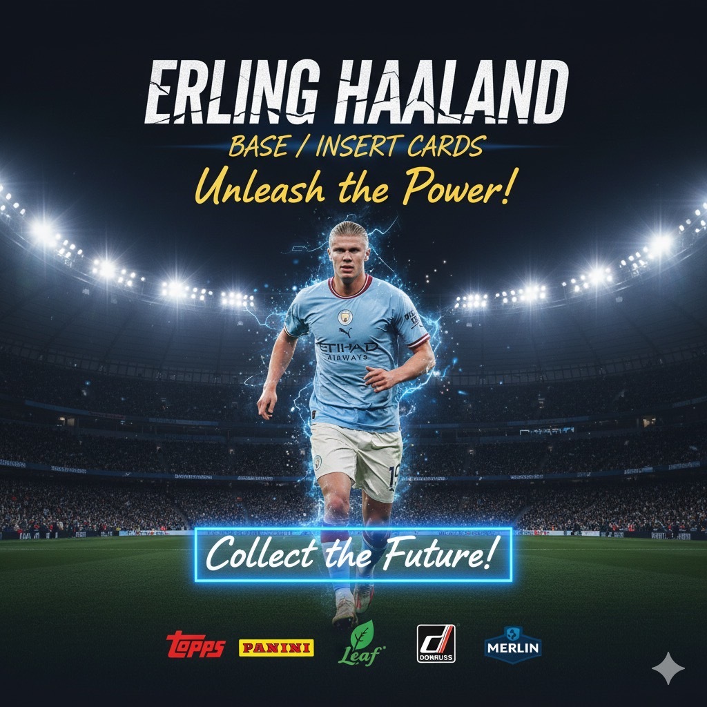 **💥 GOAL MACHINE! Erling Haaland Base & Insert Card Lot [SELECT YOUR CARD] 💥**