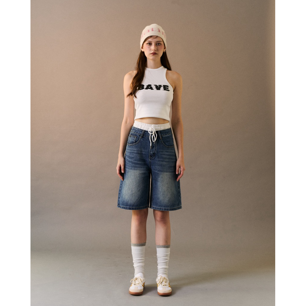 Bave official - Ray jeans กางเกงยีนส์สามส่วน