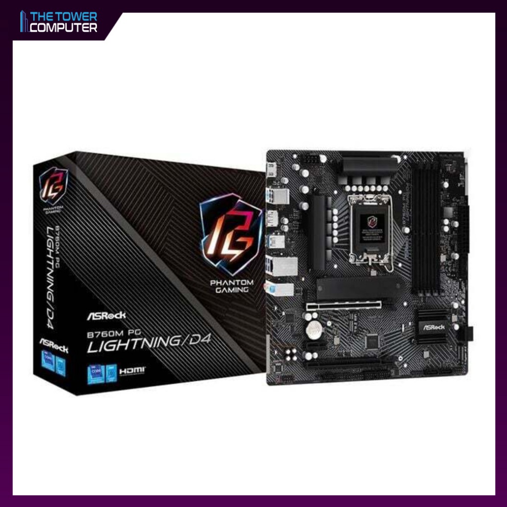 เมนบอร์ด ASROCK B760M PG LIGHTNING (DDR5)