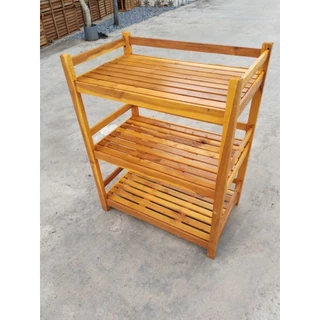 ส่งฟรี ชั้นวางของ 3 ชั้นใหญ่ รนญ กดครั้งละ 1 ตัว 60 * 38 * 80 เซนติเมตร