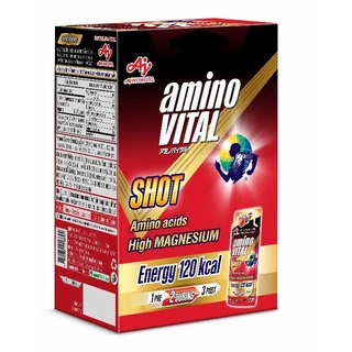 Amino Vital อะมิโน ไวทัล Red Shot Premium 45G. [ 1 ลัง 24 ซอง ] หลายรสชาติ Energy gel เจลพลังงานผสมกรดอะมิโน