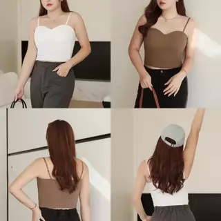 สายเดี่ยวสาวอวบ เสื้อกล้าม มีบรา อก 32-48 สาวอ้วน ไม่ต้องใส่เสื้อใน ไซส์ใหญ่ XL-4XL น้ำหนัก 50-100 KG