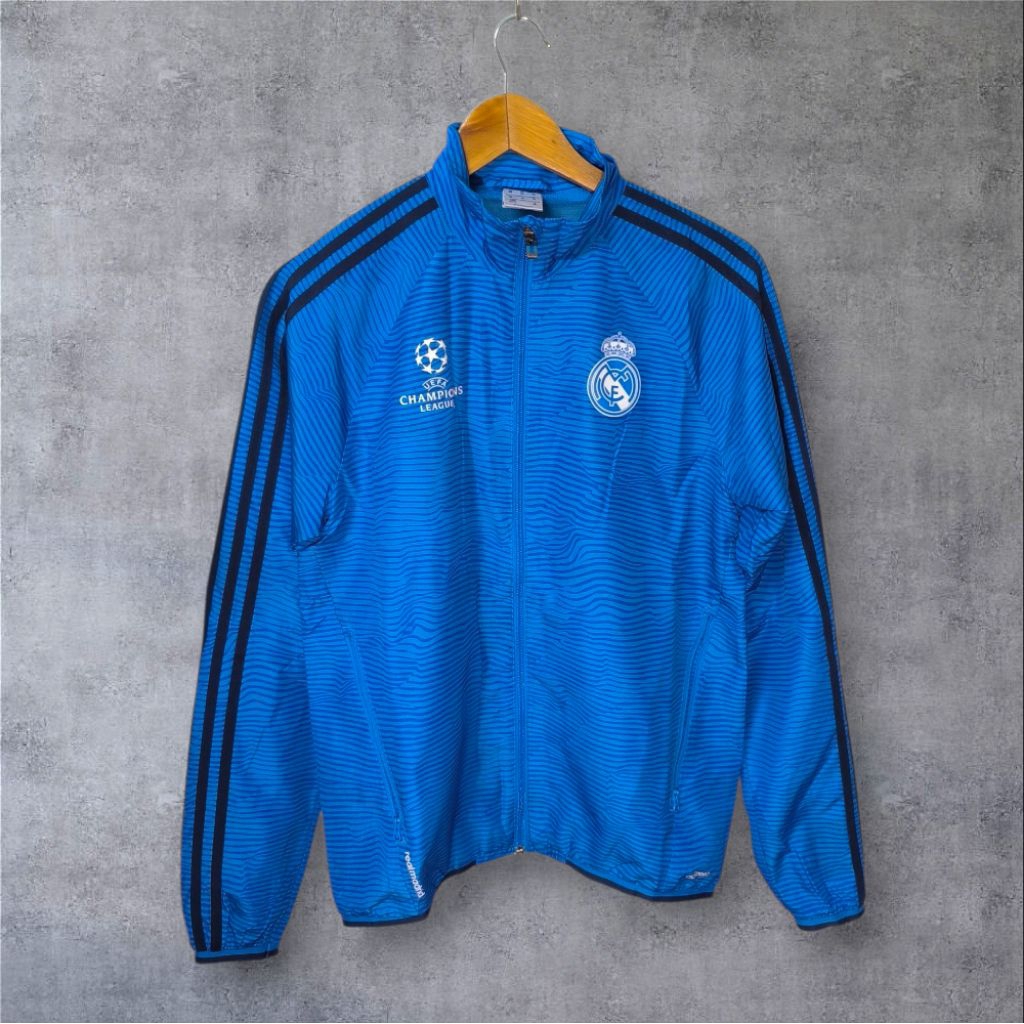 เสื้อแจ็คเก็ตผ้าร่ม Adidas real Madrid แท้