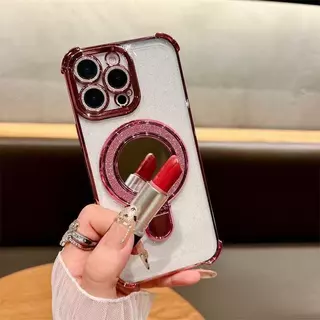 ส่งด่วน เคสใสขอบสี สำหรับ VIVO Y21 Y33S Y33T T1X กระกันแทก4มุม ตั้งได้ ขอบสี หรูหรา E2