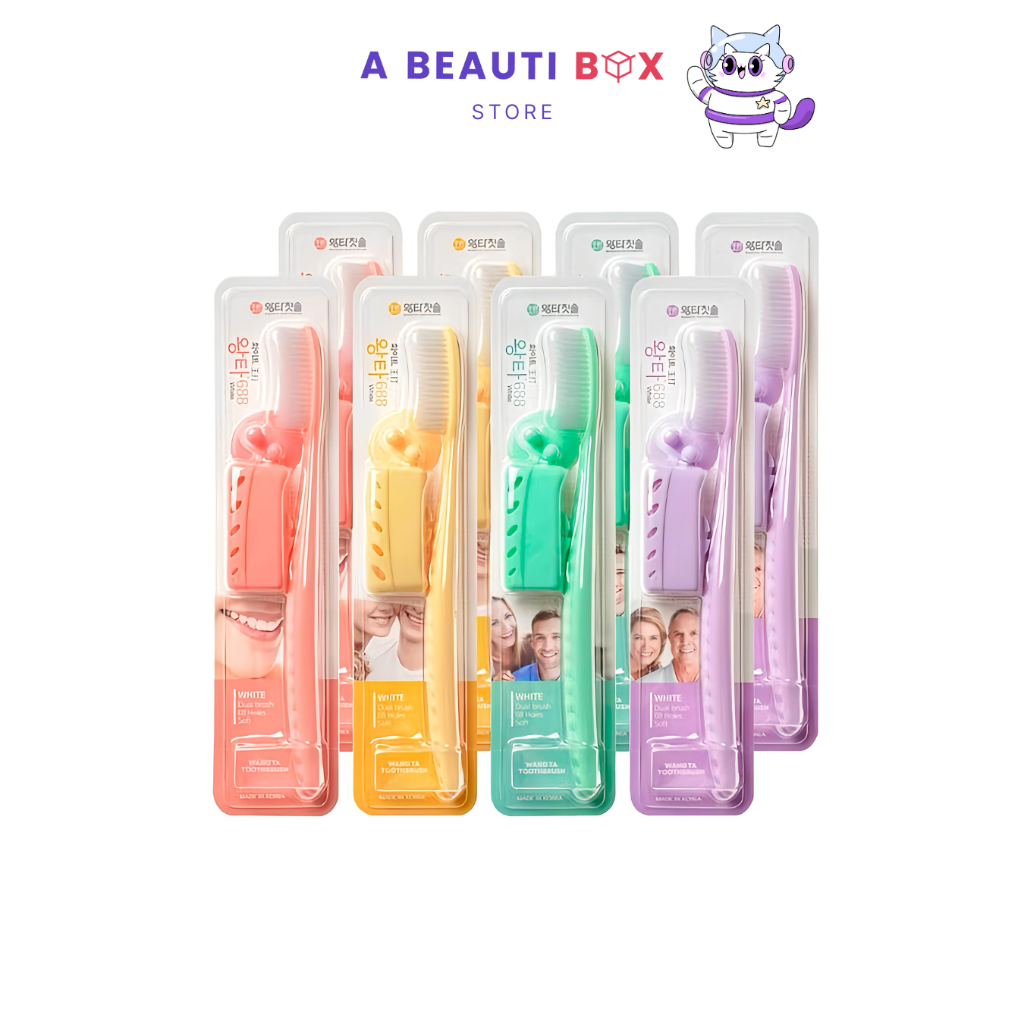 Wangta Toothbrush (สุ่มคละสี) แปรงสีฟันจองกุก แปรงสีฟันเกาหลี