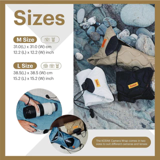 Kodak Camera Wrap Protective ผ้าห่อกล้อง Size M / Size L กันน้ำ กันรอย กันฝุ่น