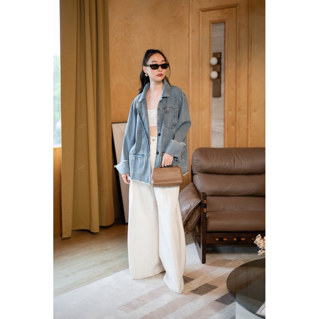 Blazer สูทยีนส์ เสื้อยีนส์แบบสูท Vshop  3969-2 - รูปที่ 7