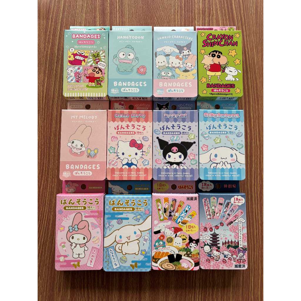 [Direct from Japan] สินค้าแท้ราคาสุดคุ้ม SANRIO KITTY KUROMI CRAYON CHINCHAN MYMELODY HANGYODON CINN