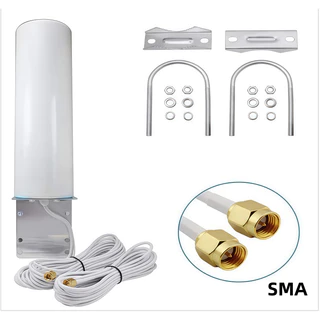 เสาอากาศภายนอก 10-12dBi 4G LTE 698-2700MHz 4G 3G SMA/TS9 ตัวผู้ 5 ม. 16.4 ฟุต สําหรับโมเด็มเราเตอร์