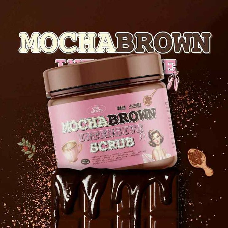 (📍กดในไลฟ์ถูกกว่า📍)🤎 Congrats Mochabrown สครับโมจิ กาแฟ แบรน คอนเกรท 🤎