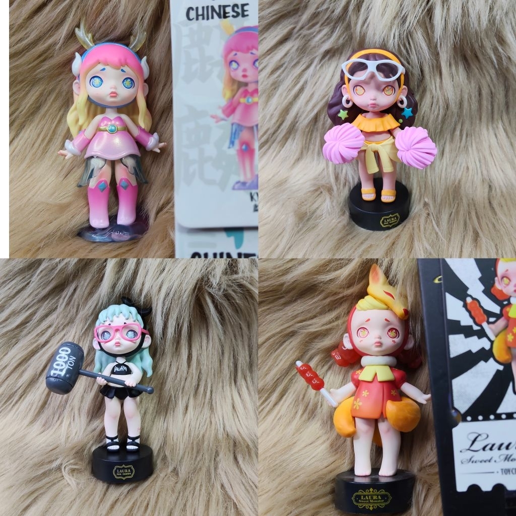 Laura toy city ฟิกเกอร์ของสะสมน่ารักรวมทุกเกือบคอลเลคชั่น