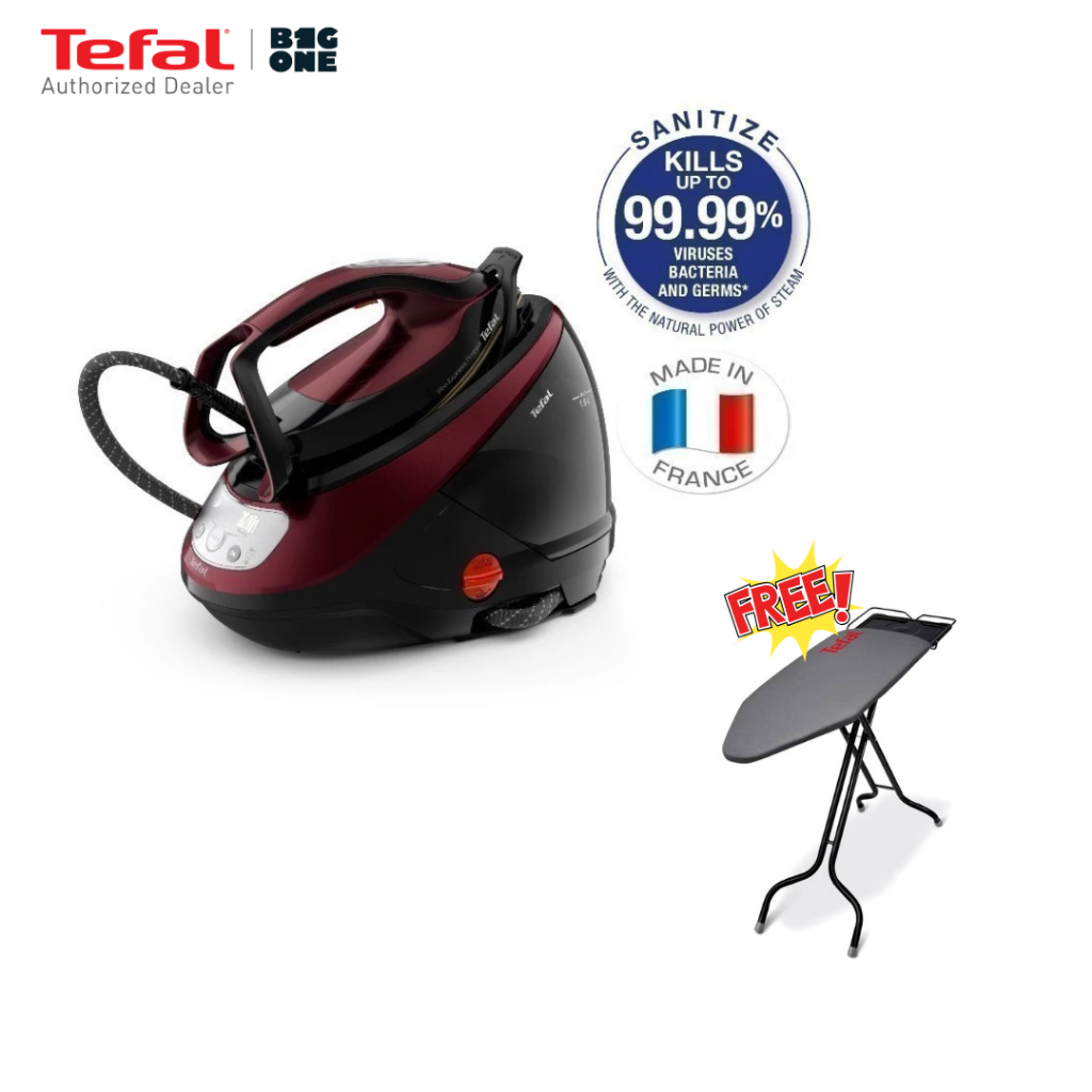 **[รุ่นขายดี]** Tefal  PRO EXPRESS PROTECT เตารีดแรงดันไอน้ำพลังสูง รุ่น GV9230E0 7.5 บาร์  2,830 วัตต์ 1.8 ลิตร