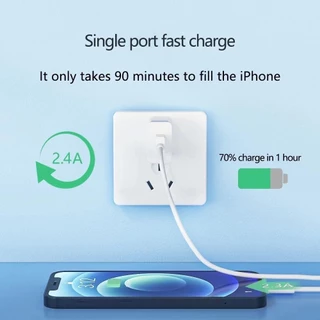 100S อะแดปเตอร์ชาร์จ USB หัวชาร์จเร็ว เอาต์พุต DC5V2A ปลอดภัยและเสถียร สําหรับ Android /ip ทุกรุ่น