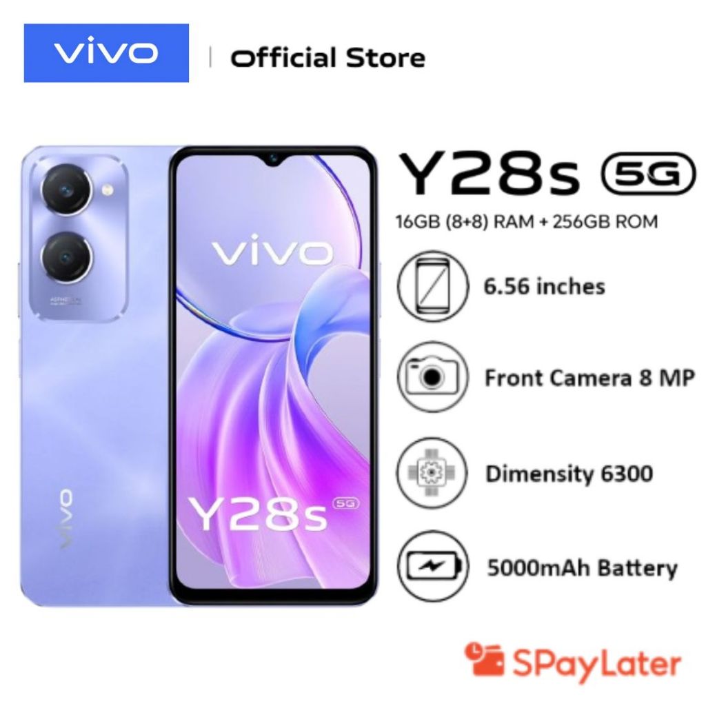 Y28s สมาร์ทโฟน 5G ความจุ 8+256GB เครื่องใหม่ กล้องสวยคมชัด 50MP ประกันศูนย์ไทย 2ปี ส่งฟรี ส่งไว