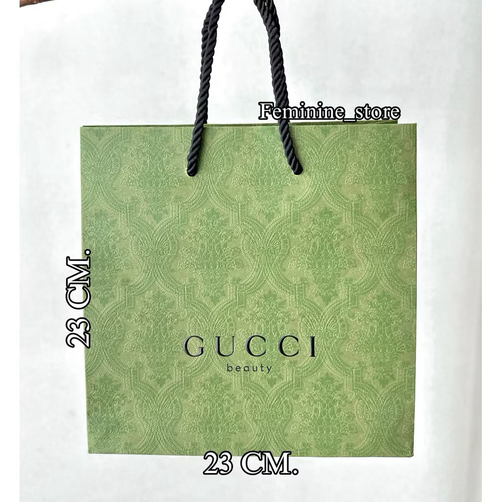 ✨แท้จากเค้าเตอร์✨ ถุงกระดาษ GUCCI มีหูหิ้ว