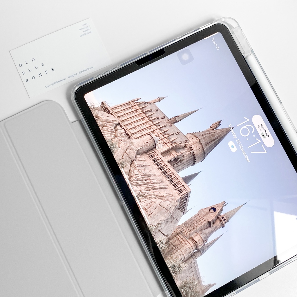 เคส iPad กรอบหลังสีใสอะคริลิค 3 ทบ (Acrylic case) | ใส่ปากกาได้ | รุ่นรวม iPad Mini -12.9"