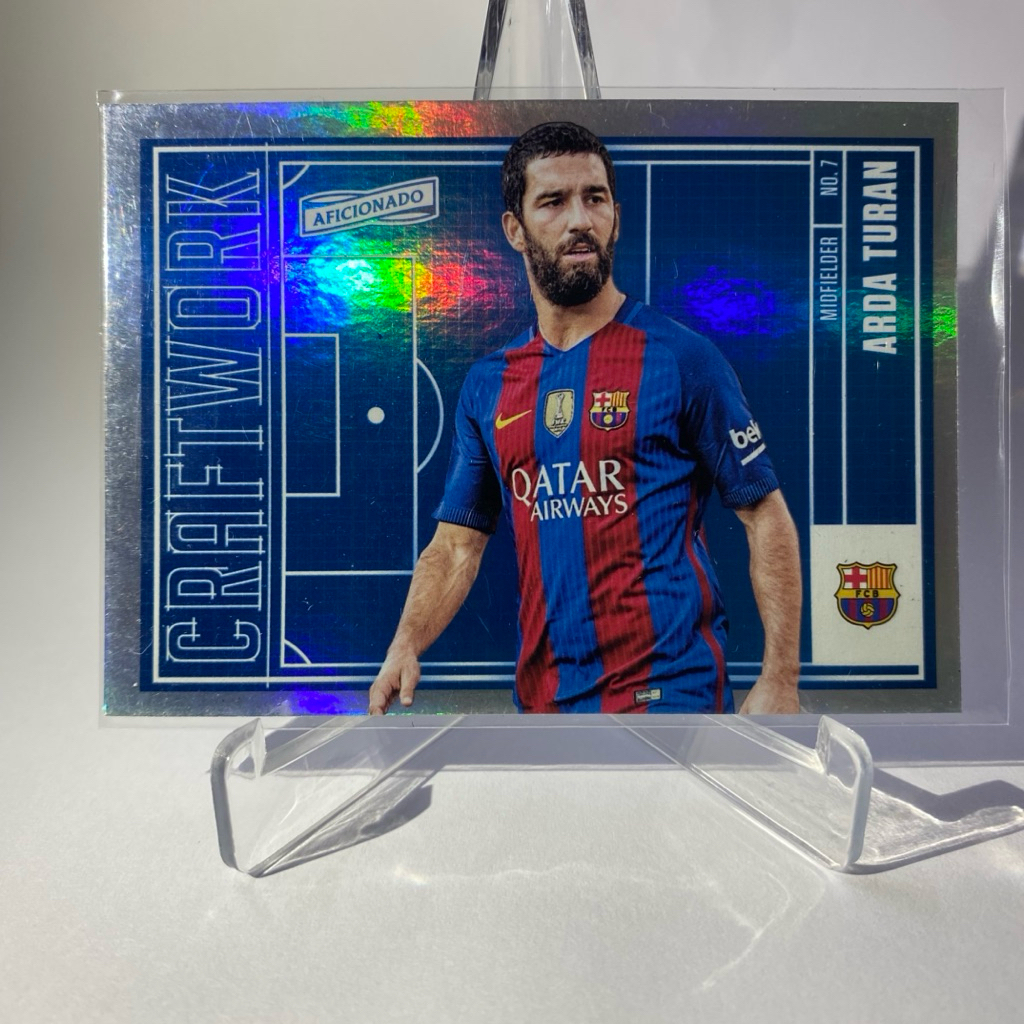 การ์ดนักฟุตบอล ARDA TURAN, BARCELONA, CRAFTWORK, PANINI AFICIONADO 2017