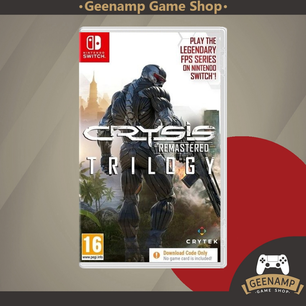 NSW (Code in box) [มือ1] Crysis Remastered Trilogy (EU)(EN) CODEเกมในกล่อง ไม่มีแผ่นเกม - Nintendo S