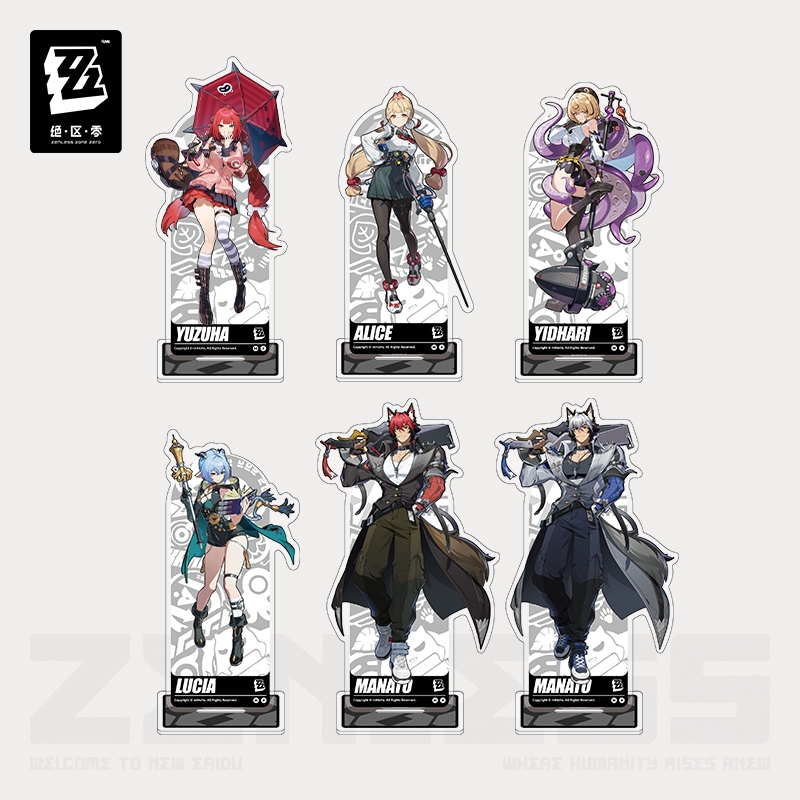 [ พร้อมส่ง / Official ] Zenless Zone Zero Standee - Spook Shack ZZZ สแตนดี้ ตัวละคร Alice Yuzuha Man