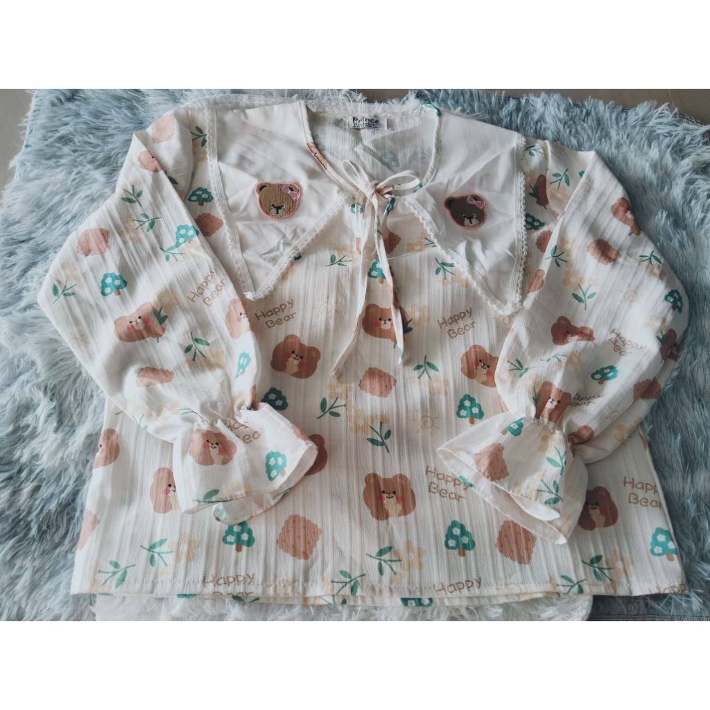 เสื้อแขนยาวมือสอง ไซส์ M ราคา 50฿