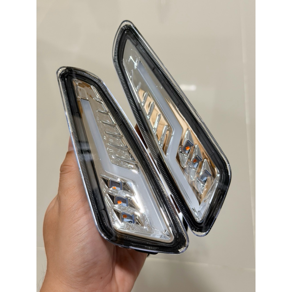 ไฟเลี้ยวเทัยบเลเวลสีใสแบบขอบดำ ใช้กับเวสป้าสปินsprint primavera ใส่ได้สูงสุดไม่เกินปี 2023 นะครับตัวนี้