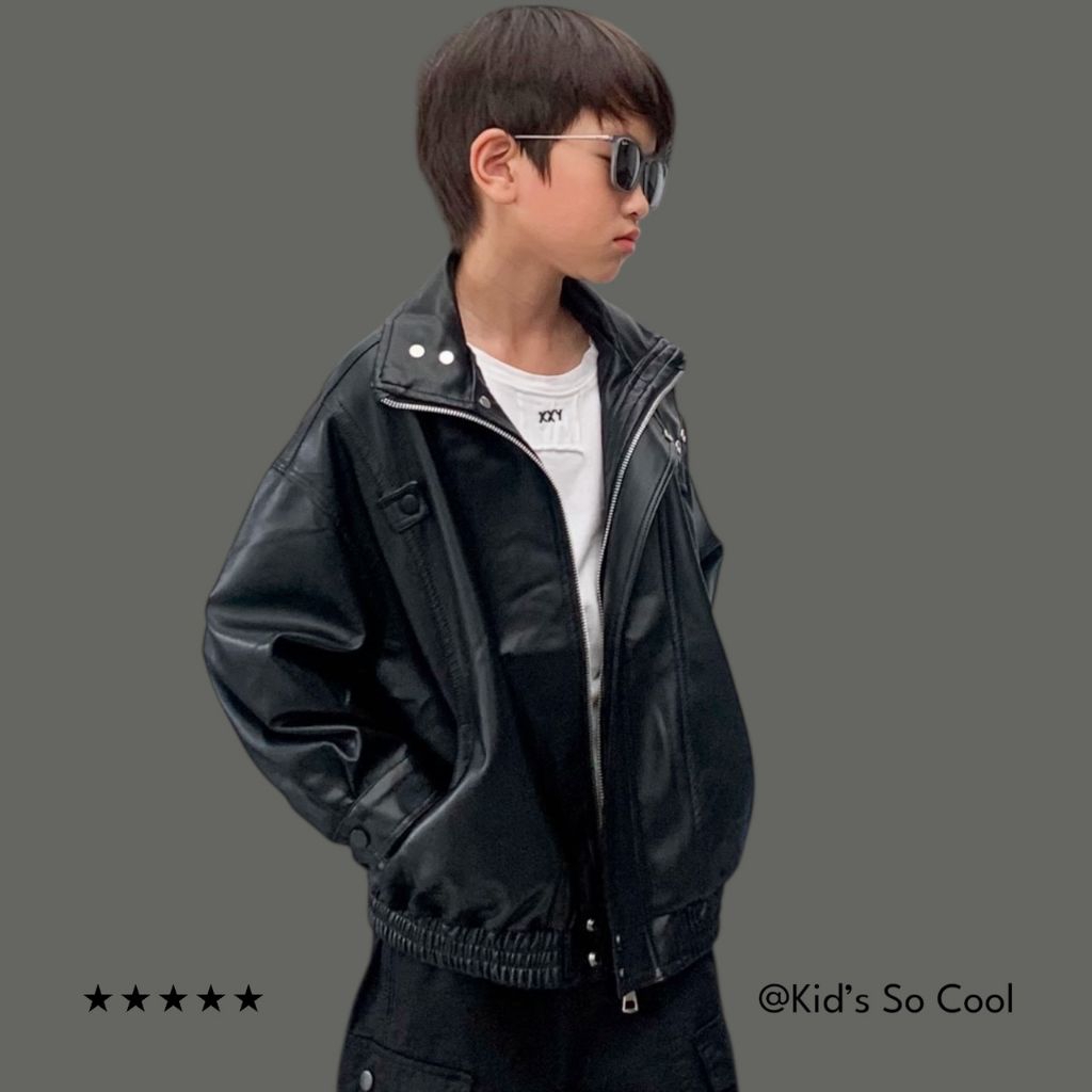 พร้อมส่ง   NEW ARRIVED  KSC-RR01 Rebel Rider Jacket– แจ็กเก็ตหนังเด็กสไตล์สตรีท