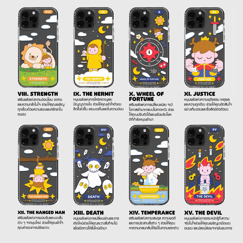 Case for iPhone 13/14/15/16/17 เคสไอโฟนลาย “ไพ่ทาโร่ 22 รูปที่ 4