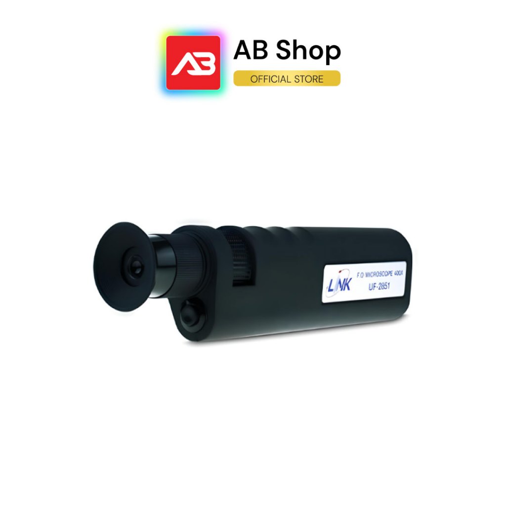 LINK F.O. MICROSCOPE 400X w/ST,SC,FC & LC adapter รุ่น UF-2851