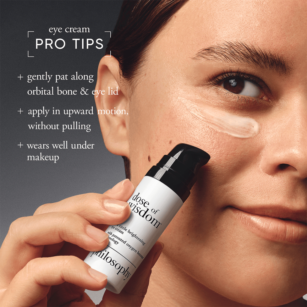 Philosophy dose of wisdom dark circle brightening eye cream 15ml (0.5oz) ราคา ถูกที่สุด ดีลบีเคเค แกลเลอรีภาพที่ 3