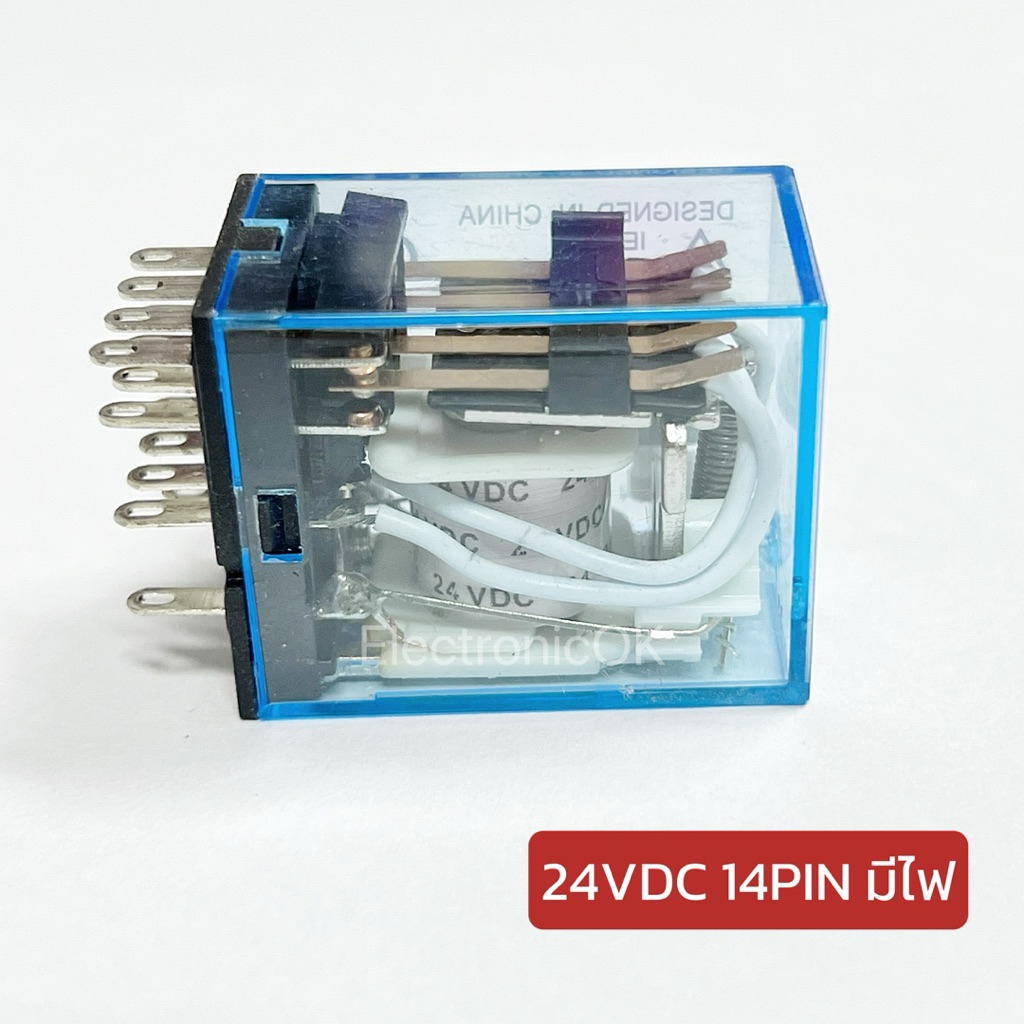 รีเลย์ MY4J MY4N 12VDC 24VDC 220VAC 14PIN พร้อมซ็อกเก็ต รูปที่ 8