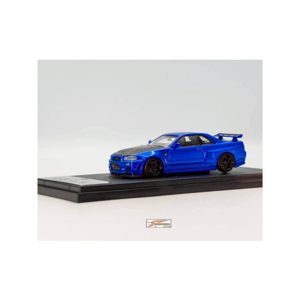FUJI  Nissan Skyline GT-R R34 Z-Tune Bayside BlueCarbon 1/64