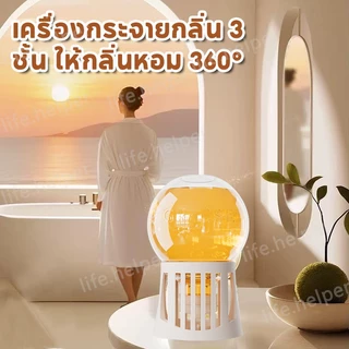 💯น้ำหอมปรับอากาศ 350ml อโรมาเธอราพี กลิ่นหอมติดทนนาน ตัวกระจายแสง 360° กำจัดกลิ่น น้ำมันหอมระเหยจากพืชธรรมชาติ