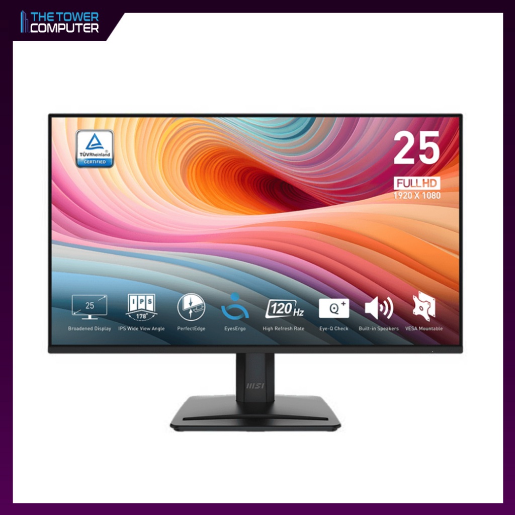 MONITOR (จอคอมพิวเตอร์)  MSI PRO MP251L E2 - 24.5 INCH IPS FHD 120Hz ADAPTIVE SYNC