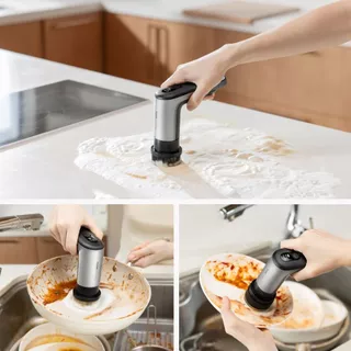 HOTO Grip Cordless Spin Scrubber แปรงขัดไฟฟ้าไร้สายพลังสูง (รุ่นมือจับ)