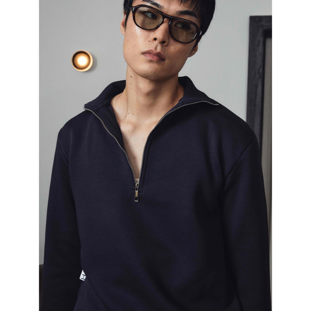 Pmith - Reid Sweatzip Navy Blue