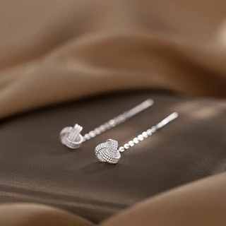 WG Jewelry สร้อยหู ต่างหู ต่างหูสายโซ่ ต่างหูยาว สร้อยหูนำโชค สวย WG-E023 ของขวัญ