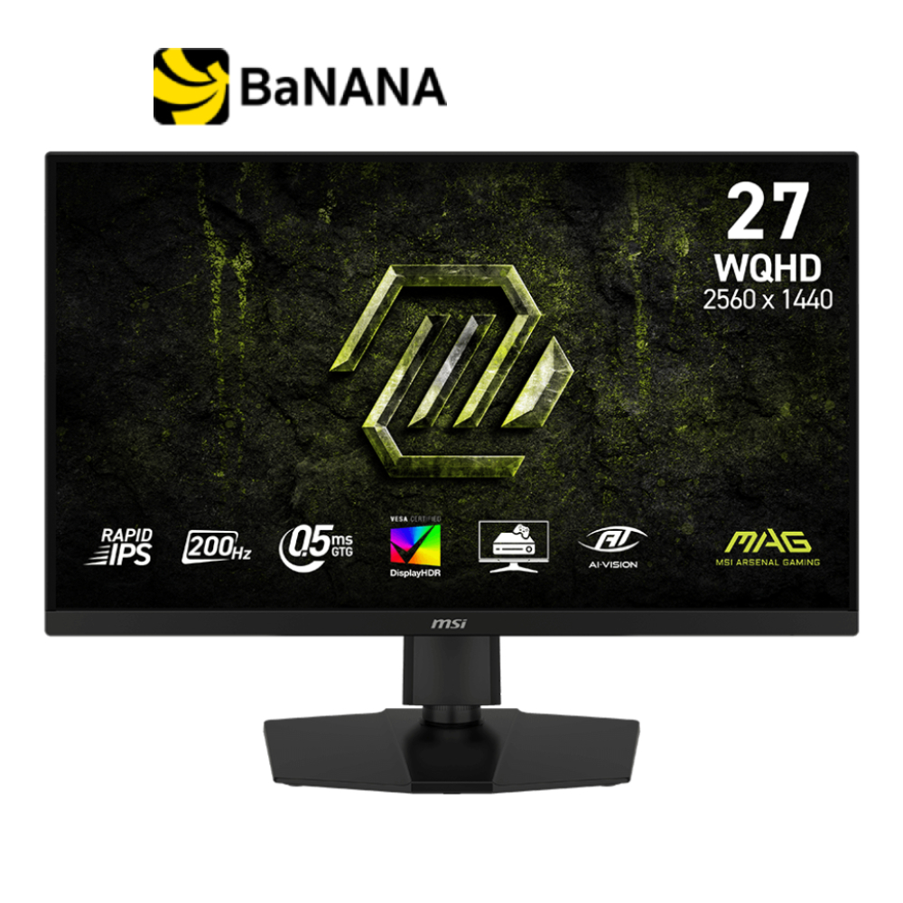 จอมอนิเตอร์ MSI MAG 274QPF E20 Gaming Monitor (Rapid IPS 2K 200Hz) by Banana IT