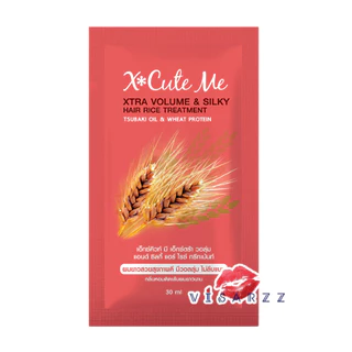 (Live 40%) X Cute Me Xtra เอ็กซ์คิวท์ มี เอ็กซ์ตร้า ลีฟ อิน ครีม / ทรีทเม้นท์ 30mL ช่วยฟื้นฟูผมเสีย กลิ่นหอมติดทนนาน