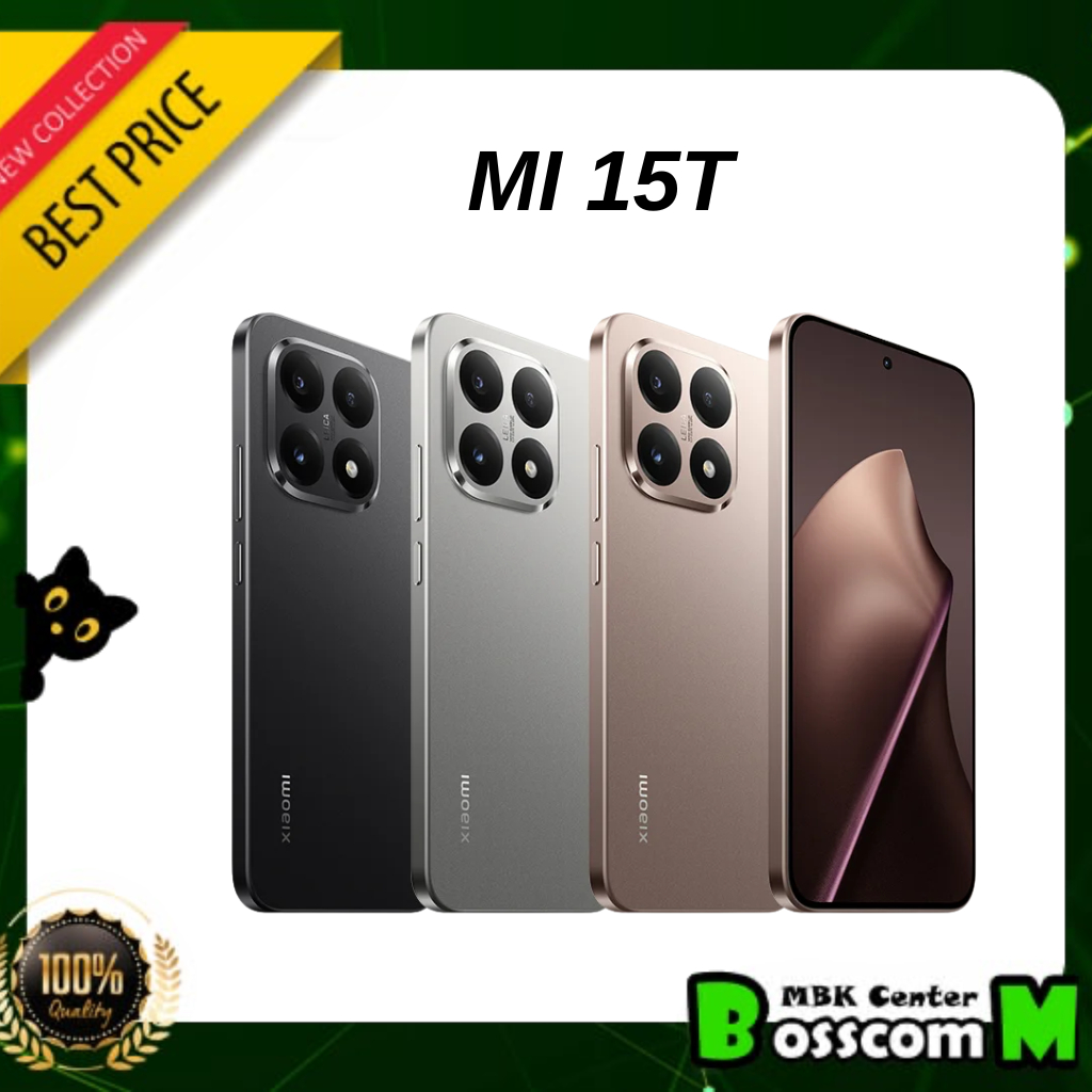 Xiaomi 15T 5G ( 12GB + 256GB )( 12GB + 512GB ) เครื่องศูนย์ไทย ประกัน1ปี